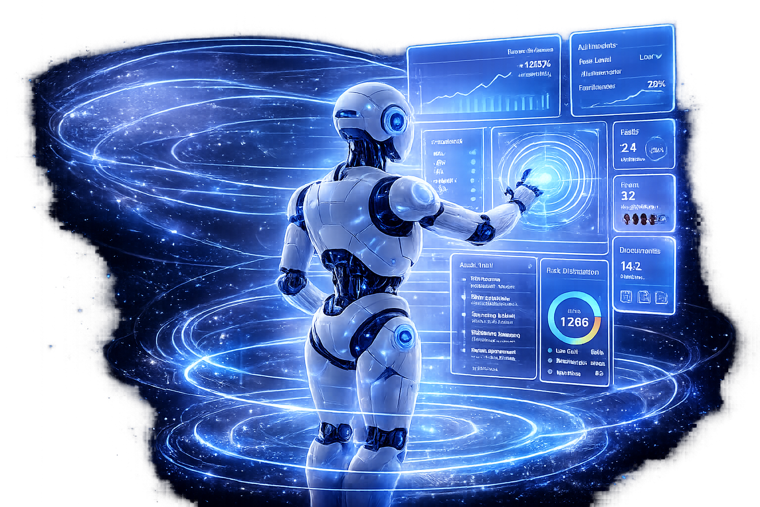 AI-assistent som interagerer med StartControl-dashboard